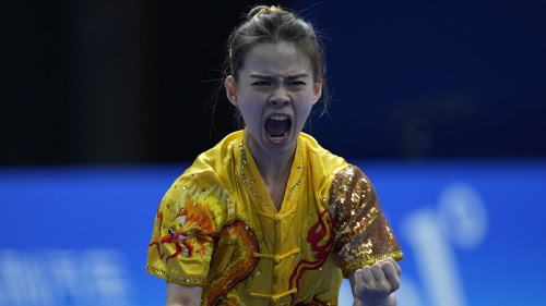 Malaysia's Wushu Star Tan Cheong Min Wins Silver in Asian Games Debut